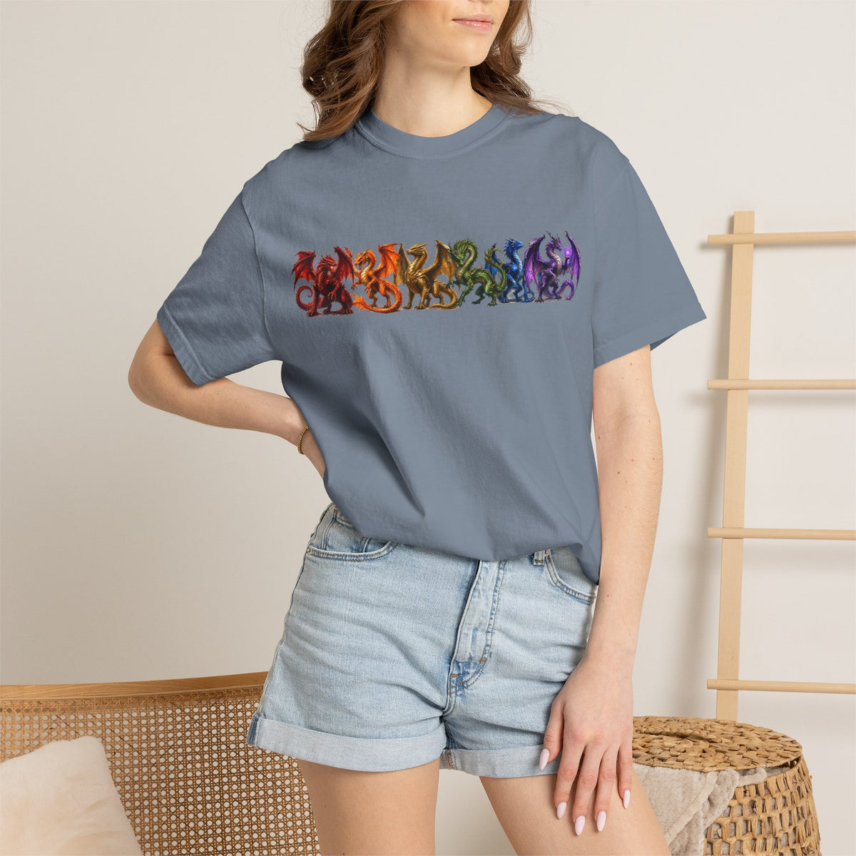 Rainbow Dragon Lineup T-Shirt