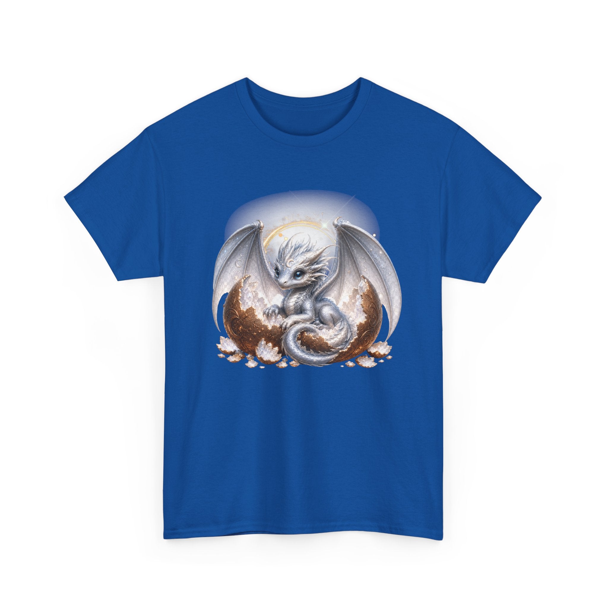 Fantasy Baby Dragon T‑Shirt — Cute Sleeping Dragon Illustration Tee