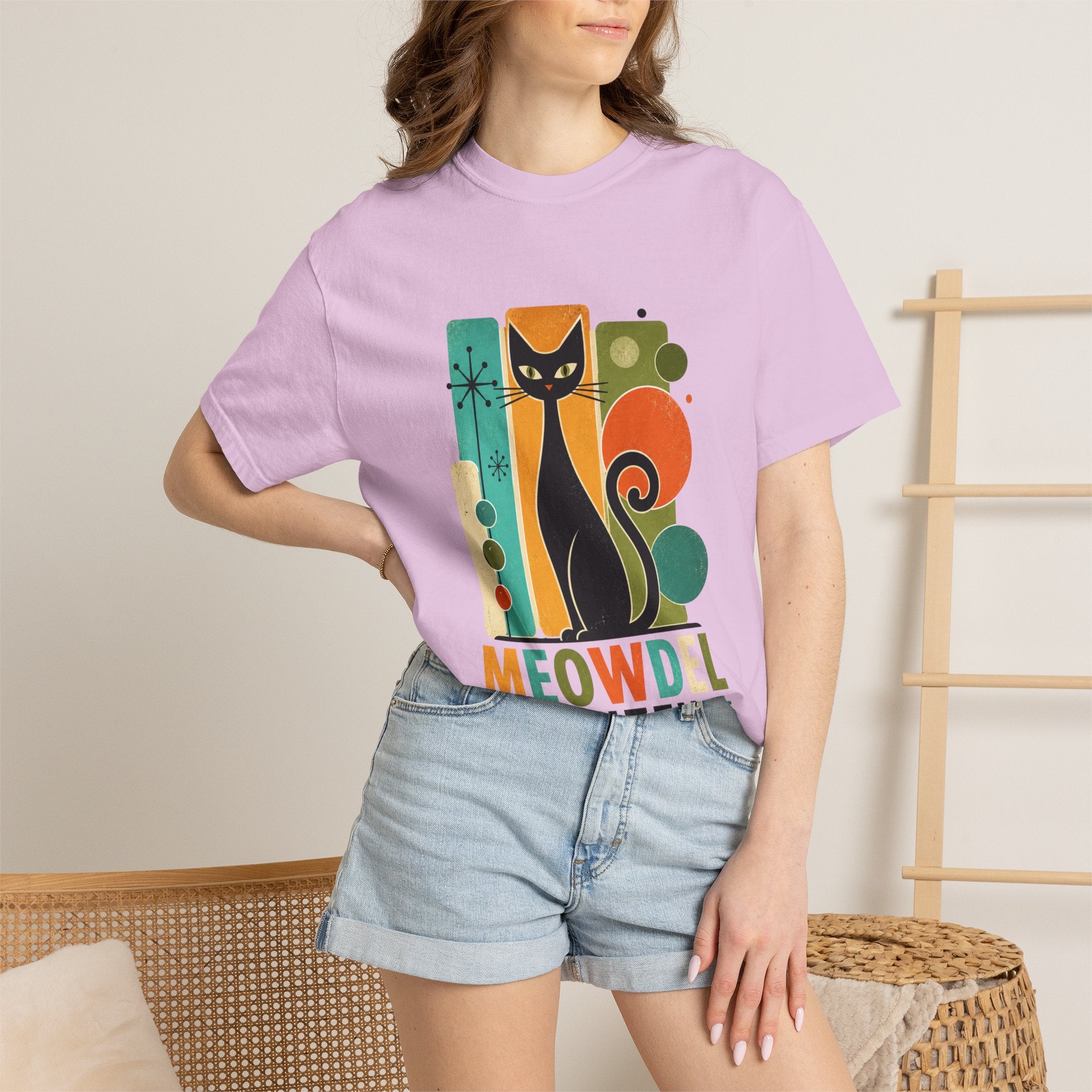 Meowdel Citizen Retro Cat T-Shirt