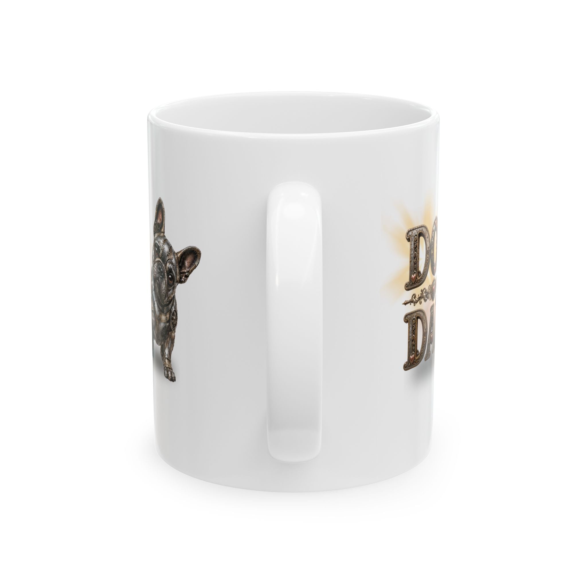 Bulldog Dad Ceramic Mug — Cute French Bulldog Father’s Day Coffee Cup (11oz/15oz)