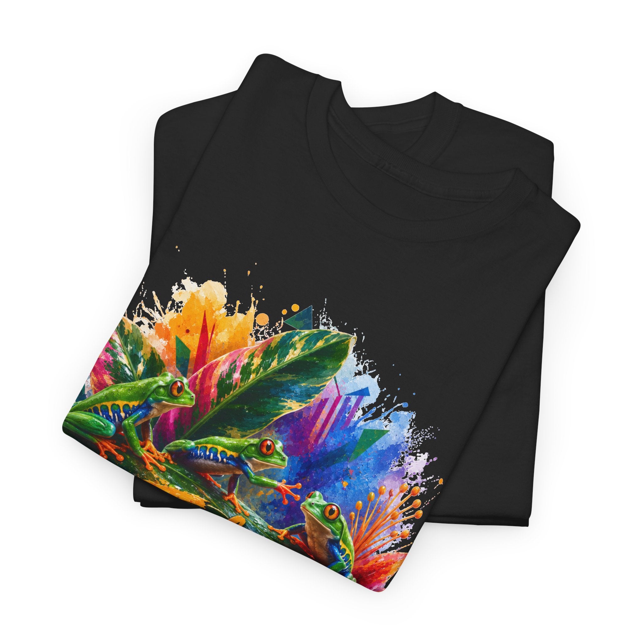 Feeling Froggy T-Shirt – Colorful Frog Graphic Tee