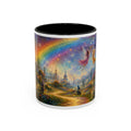 Fantasy Fairyland Coffee Mug — Rainbow Castle Magical Woodland Tea Cup