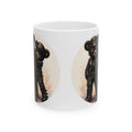 Bear Astronaut Ceramic Mug – Cute Vintage Space Teddy Coffee Cup (11oz, 15oz)