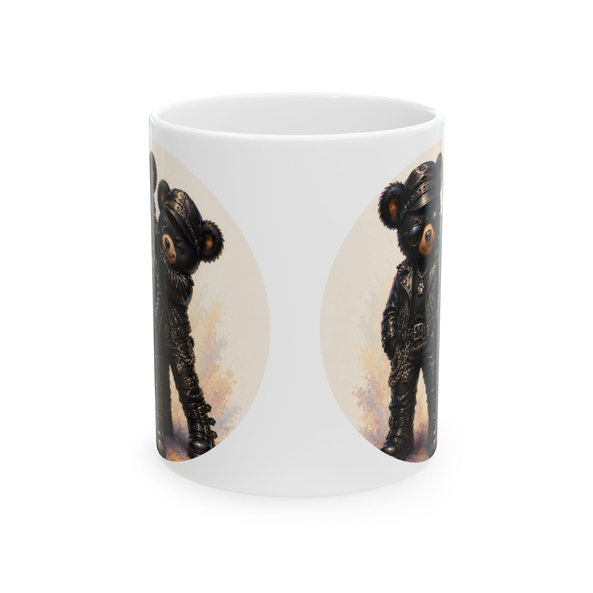 Bear Astronaut Ceramic Mug – Cute Vintage Space Teddy Coffee Cup (11oz, 15oz)