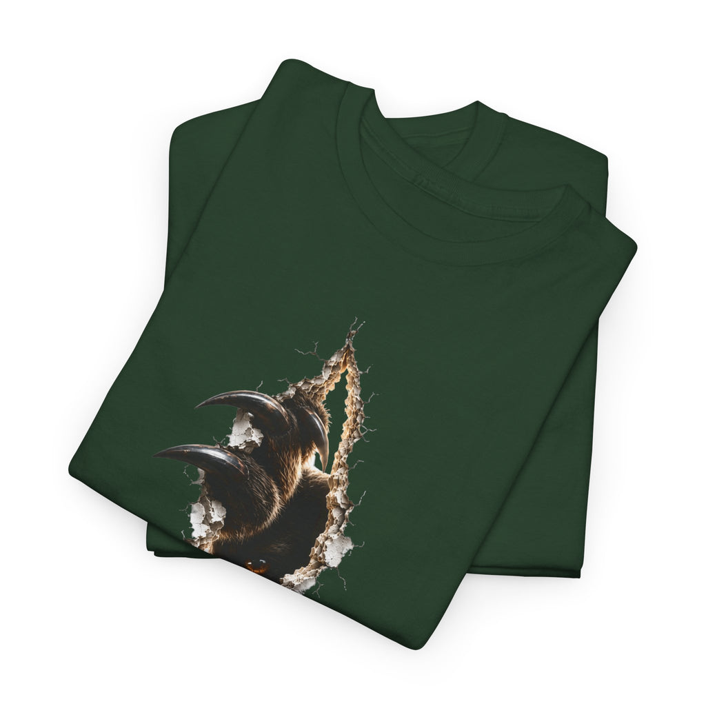Bear Ripped Tee — Scarey Bear ripping through the shirt.Graphic T-Shirt