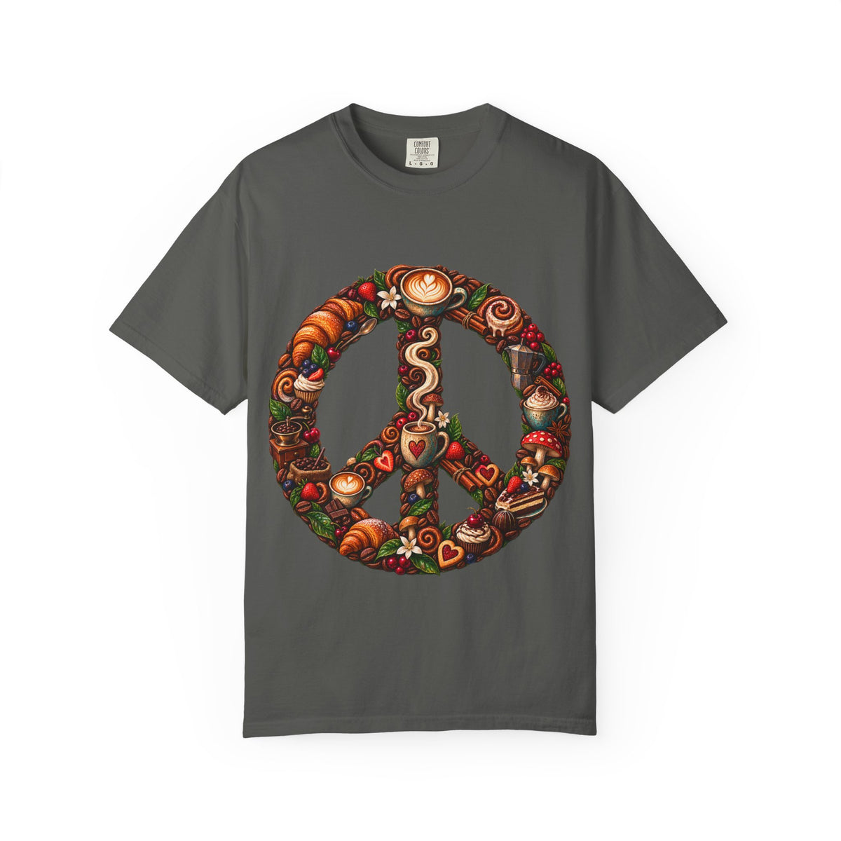 Peace Sign Autumn T‑Shirt — Harvest & Pumpkin Spice Graphic Tee