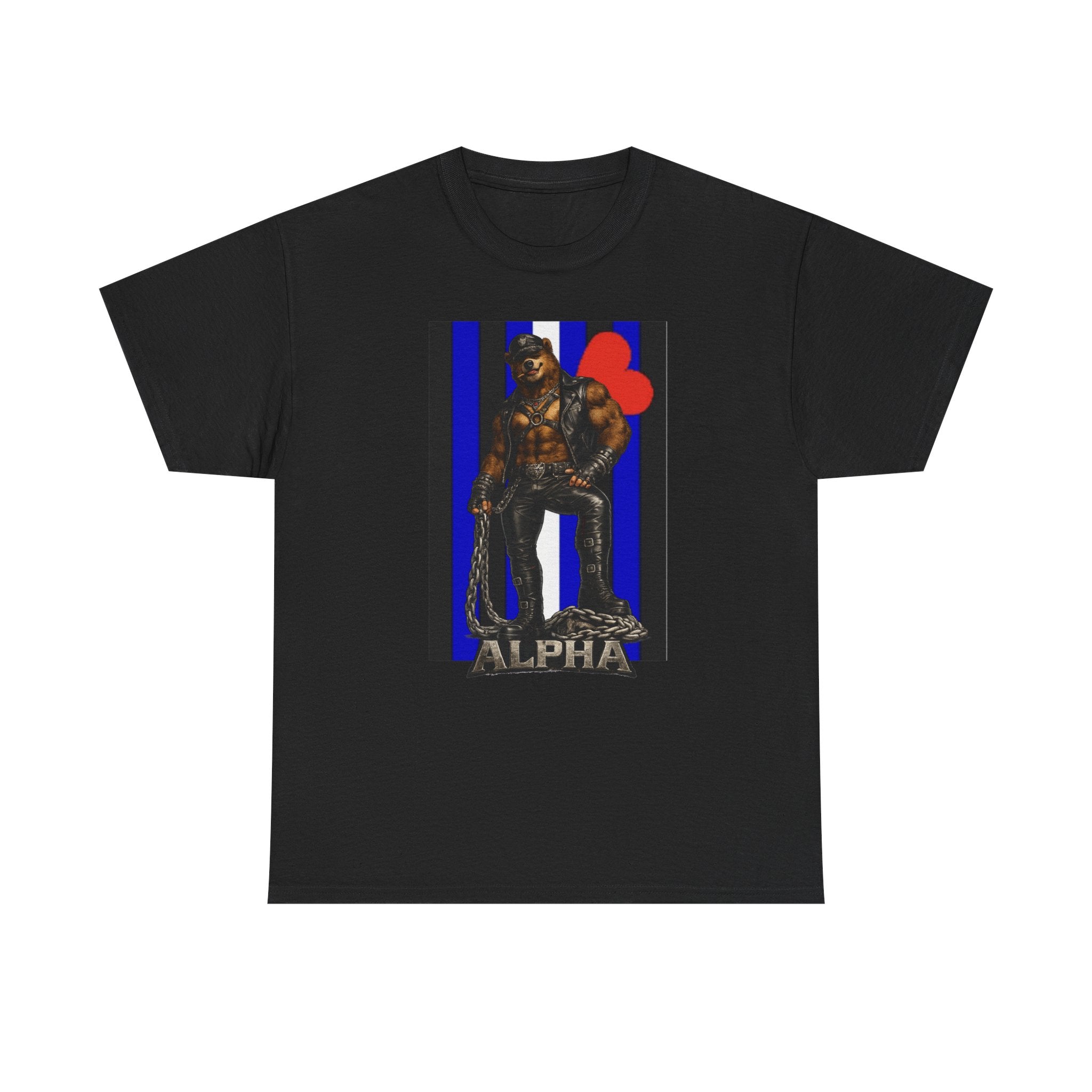 Alpha Leather Daddy T-Shirt — Pride Biker Art Tee