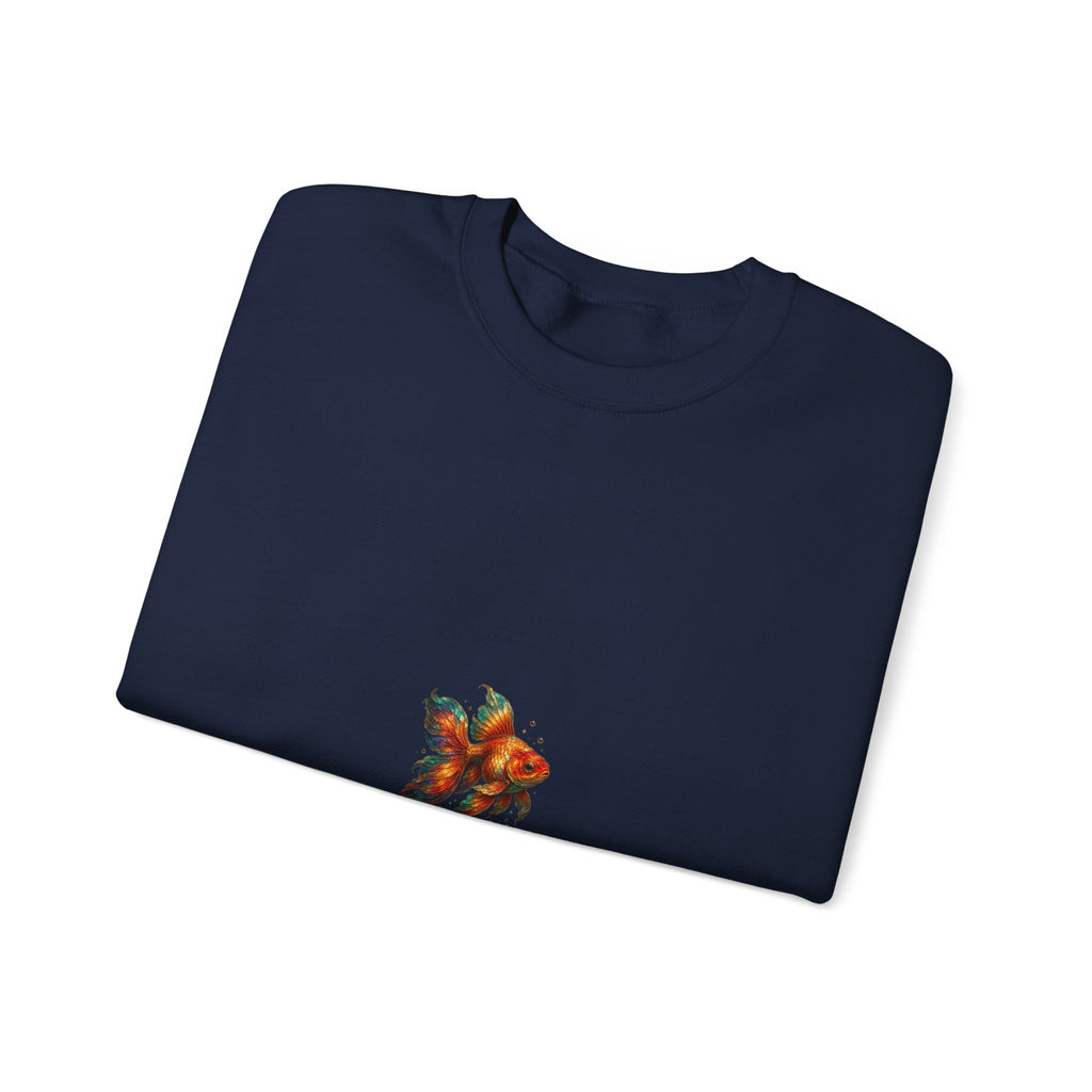 Autumn Fox Crewneck Sweatshirt — Watercolor Fox Graphic