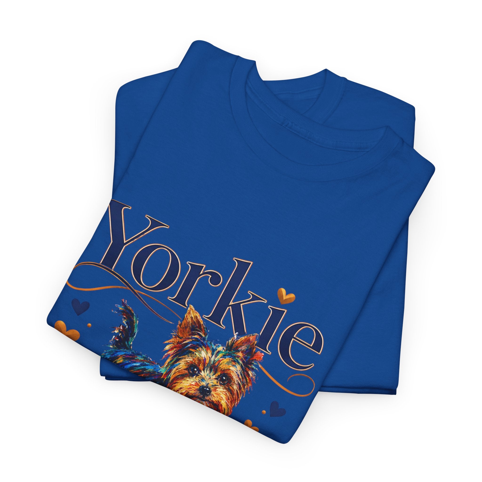 Yorkie Grandma T-Shirt – Cute Yorkshire Terrier Mom Graphic Tee