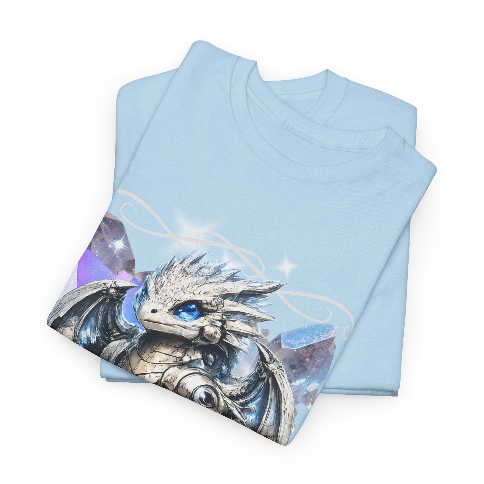 Ice Dragon Tee — Cute Baby Dragon Illustration T‑Shirt
