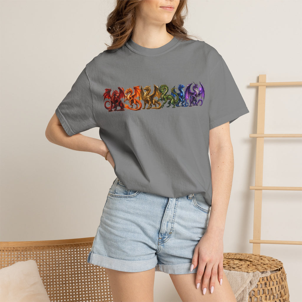 Rainbow Dragon Lineup T-Shirt
