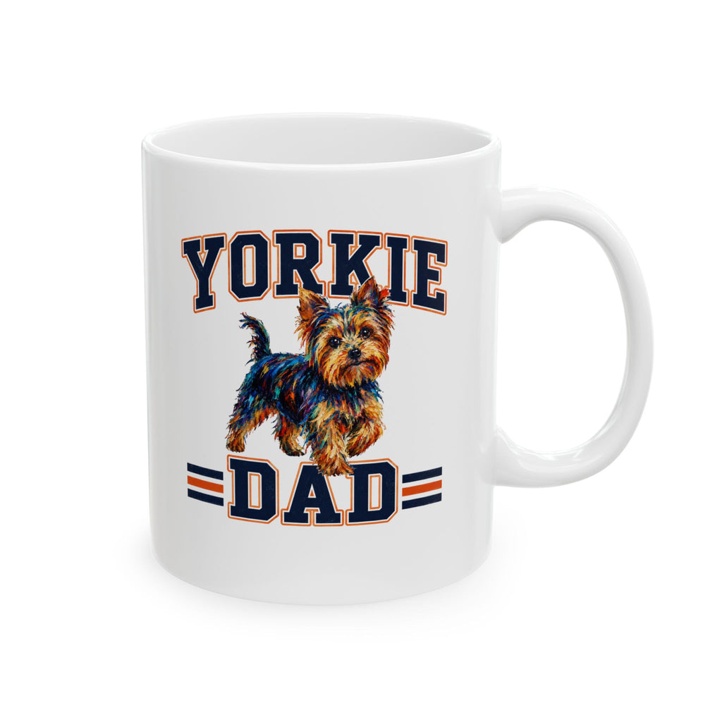 Vintage Yorkie Dad Ceramic Mug – "Yorkie Dad" Coffee Cup (11oz, 15oz)