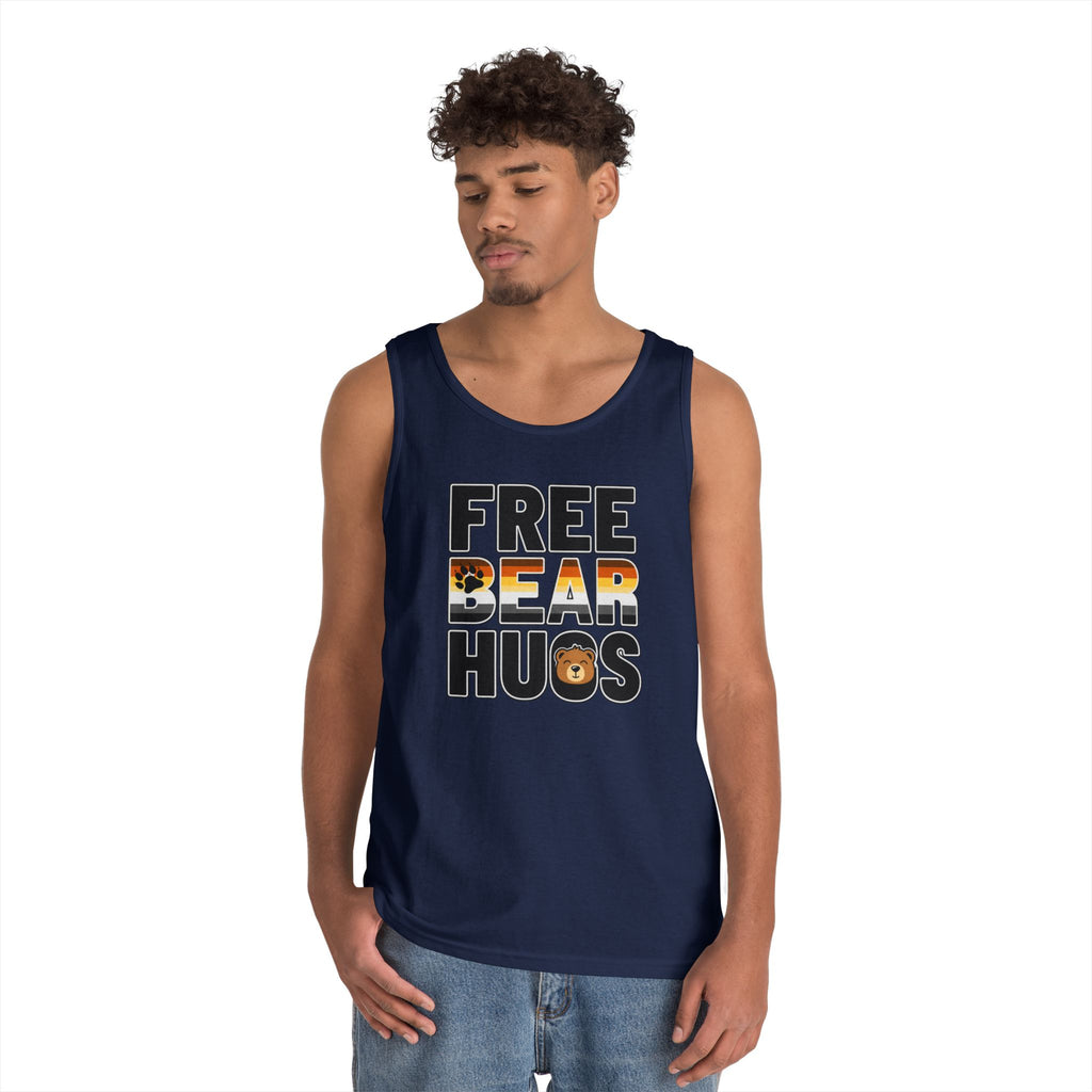 Bear Hugs Tank Top — "Easy Breezy" Bear Lover Graphic