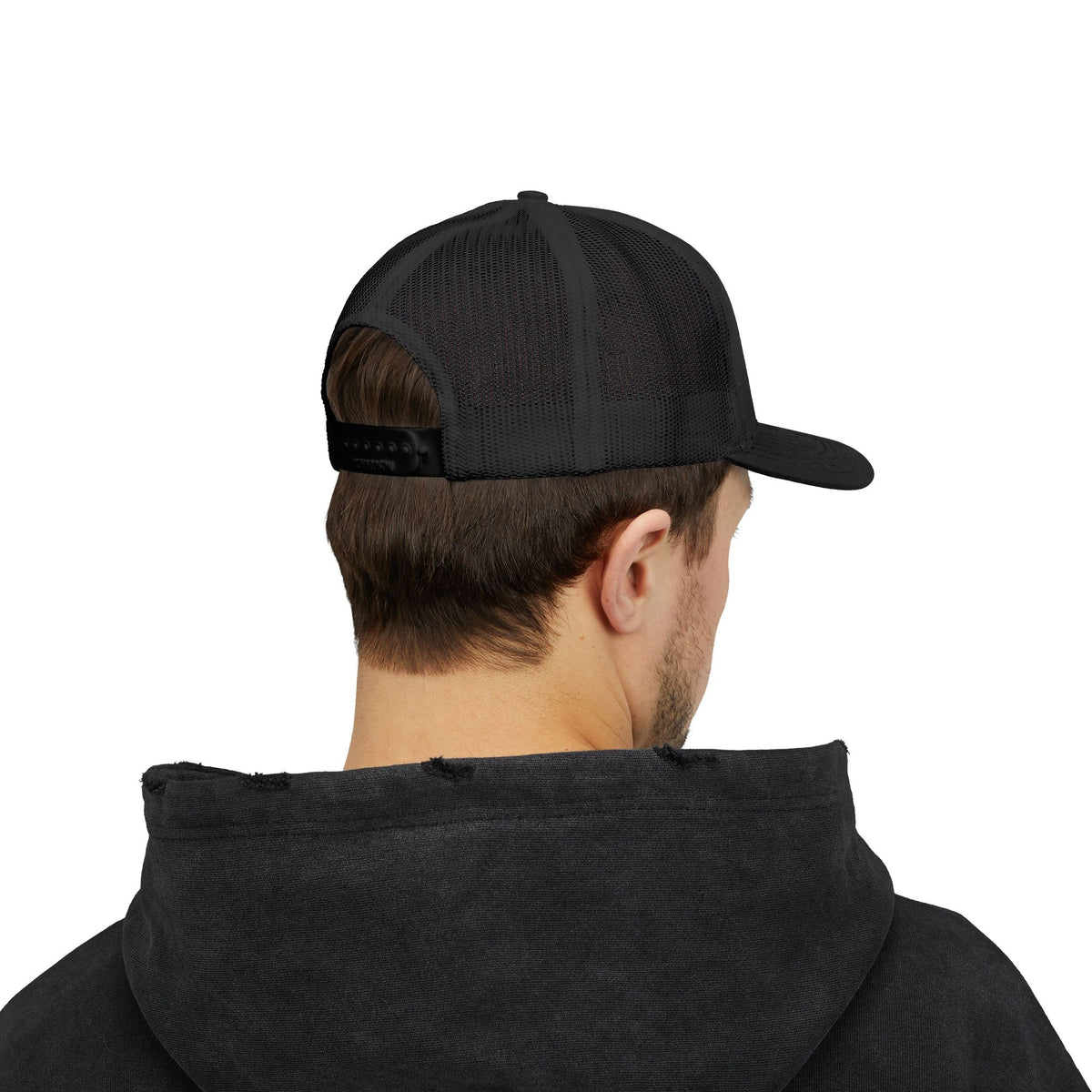 Durable Retro Script Snapback Trucker Cap