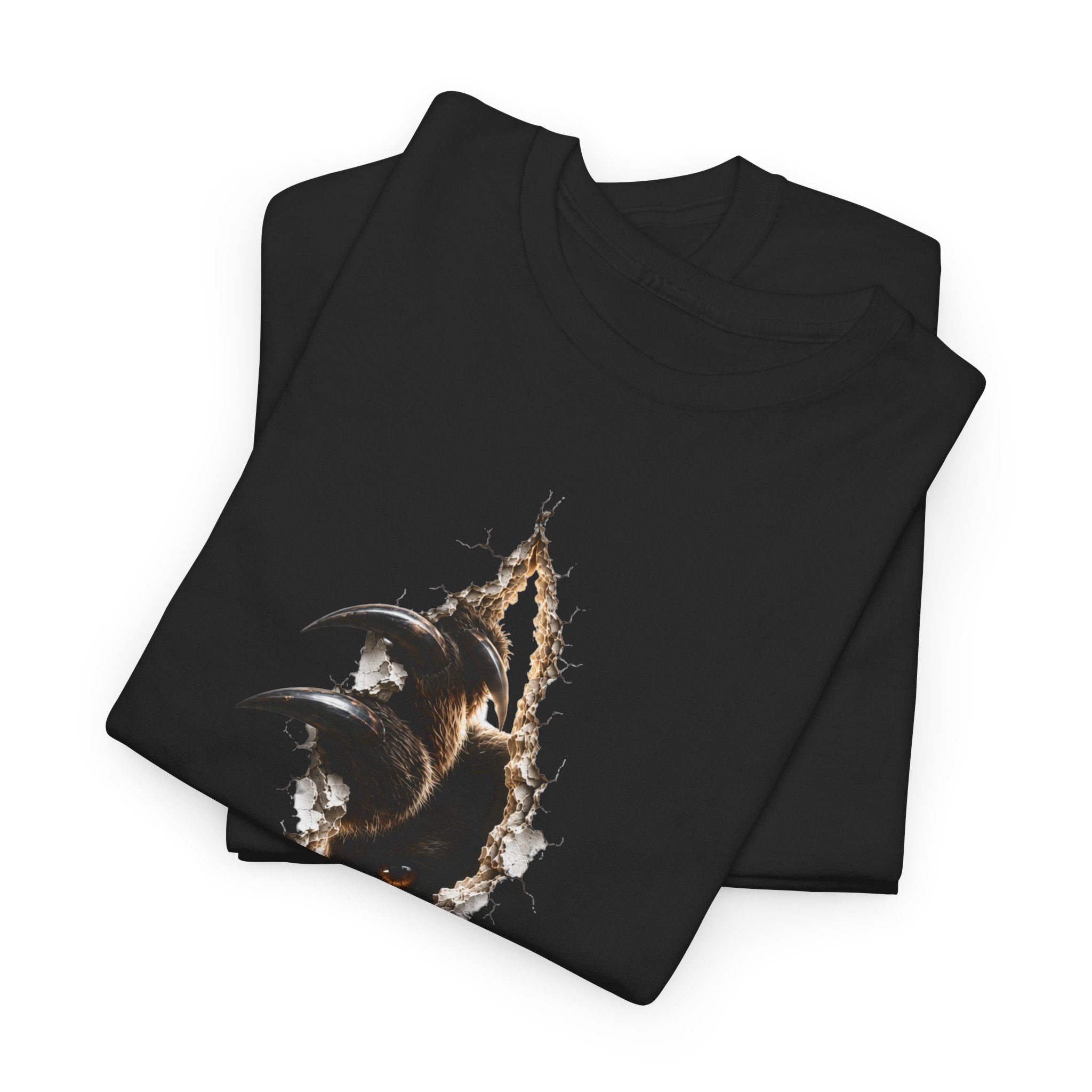 Bear Ripped Tee — Scarey Bear ripping through the shirt.Graphic T-Shirt