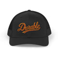 Durable Retro Script Snapback Trucker Cap