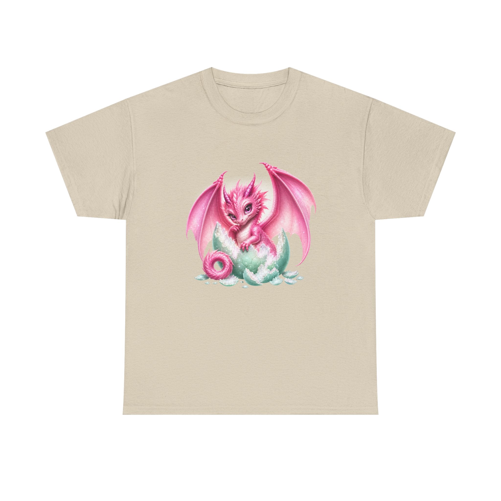 Pink Baby Dragon T-Shirt — Cute Fantasy Dragon Graphic Tee