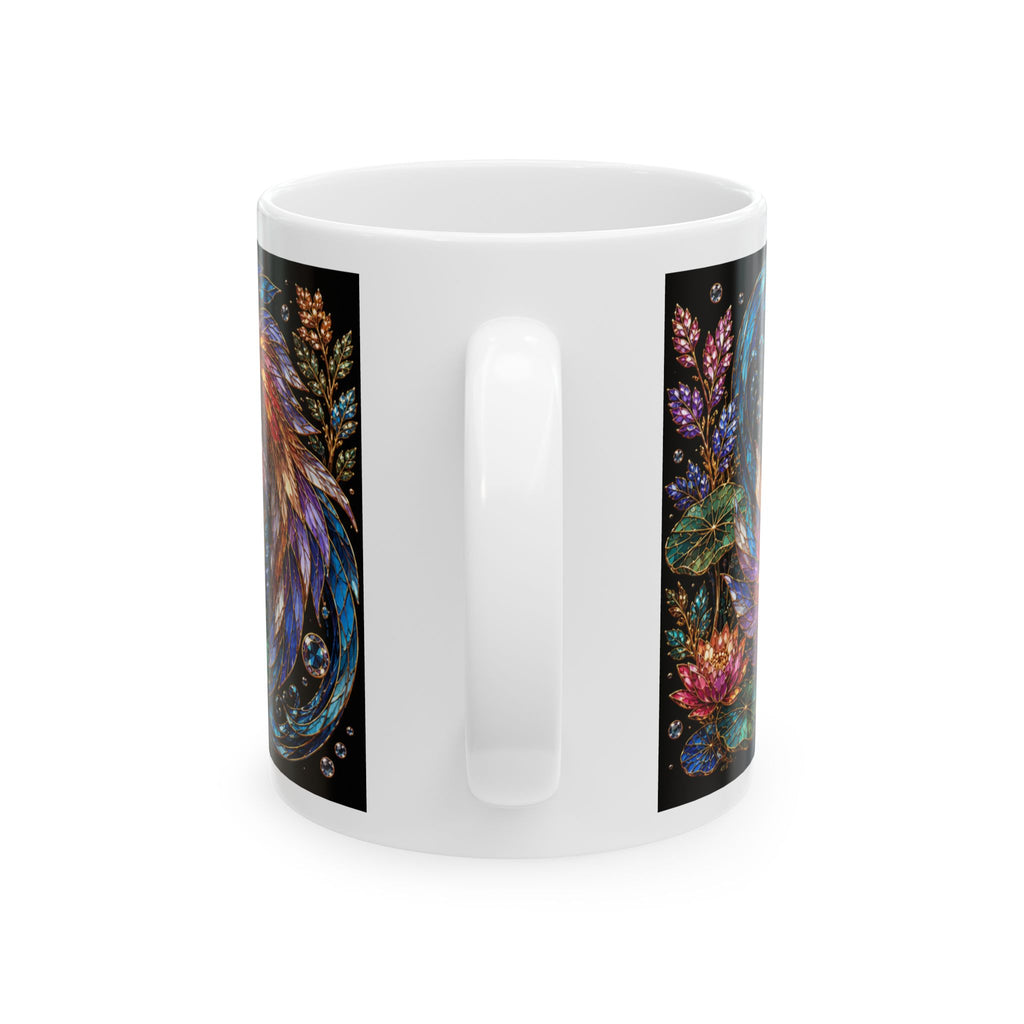 Ceramic Mug — "Sorry I Can't I Have Fish Plans" Colorful Fish Coffee Cup