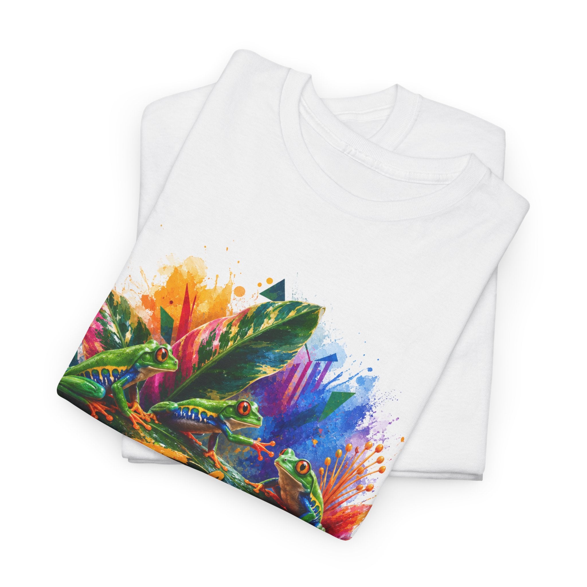 Feeling Froggy T-Shirt – Colorful Frog Graphic Tee