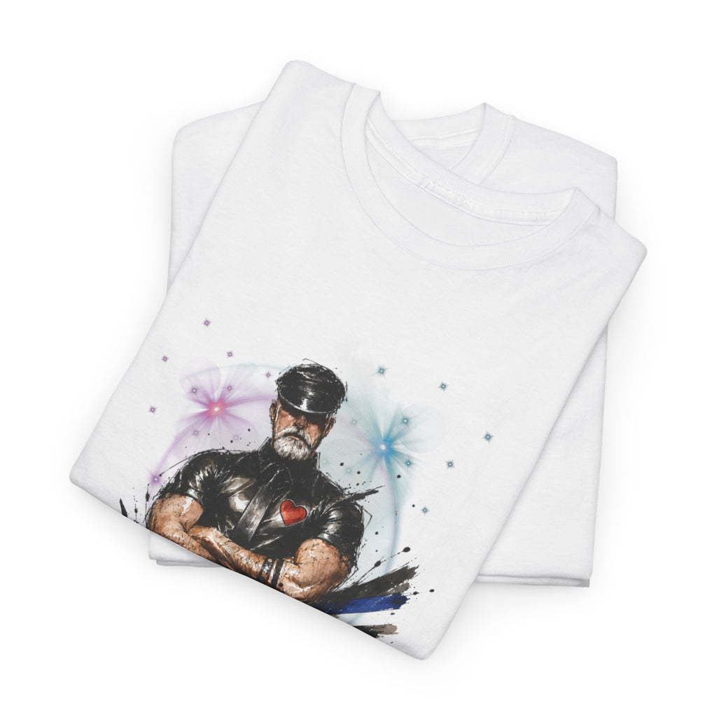 Daddy Issues Graphic Tee — Funny Dad Muscle Man T-Shirt, Father’s Day Gift. Leathermen.