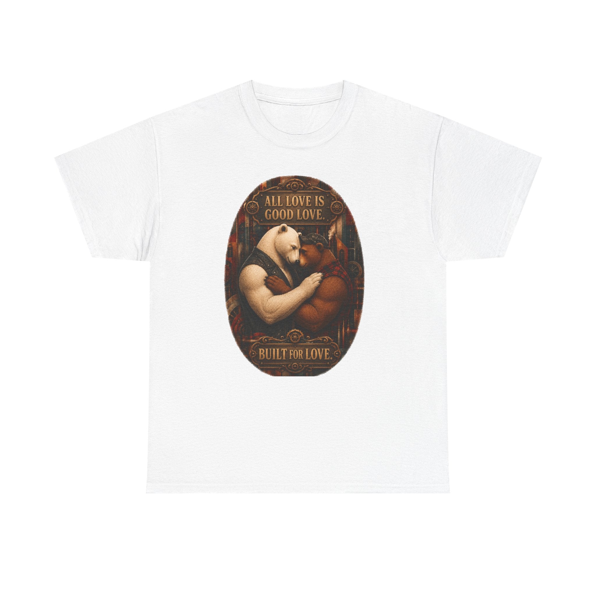 T-Shirt — "All Love Is Good Love" Vintage Romantic Graphic Tee