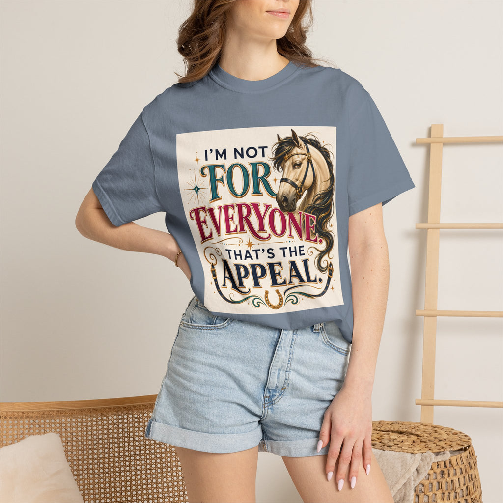 Horse Lover T-Shirt — "I'm Not For Everyone, That's The Appeal" Vintage Graphic Tee