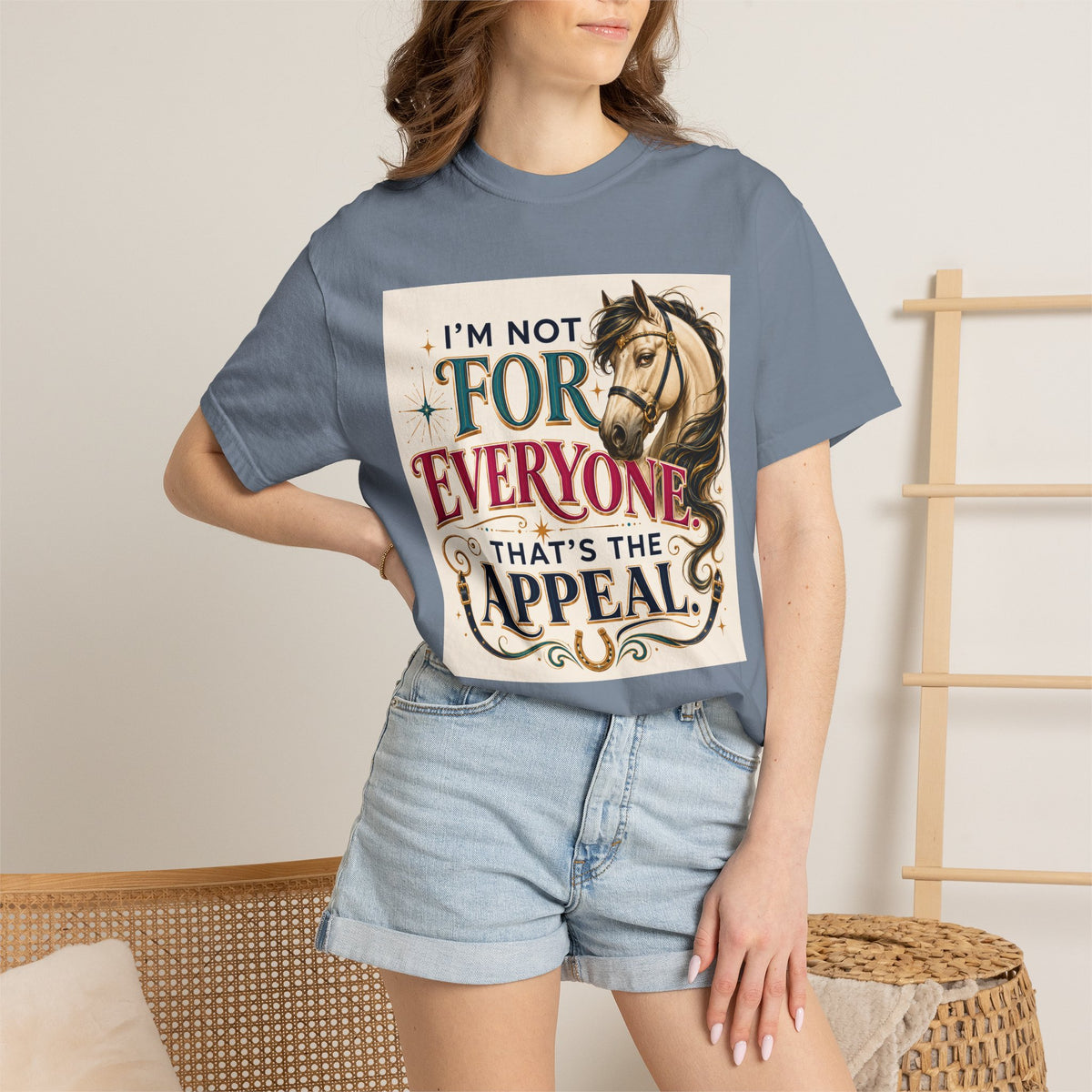 Horse Lover T-Shirt — "I'm Not For Everyone, That's The Appeal" Vintage Graphic Tee