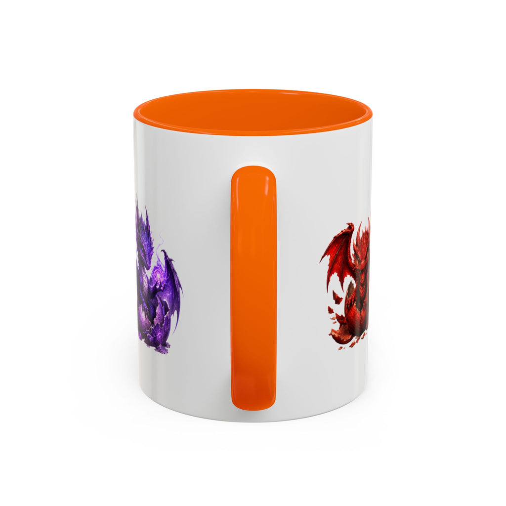 Dragon Element Accent Coffee Mug — Colorful Baby Dragon Lineup (11/15oz)