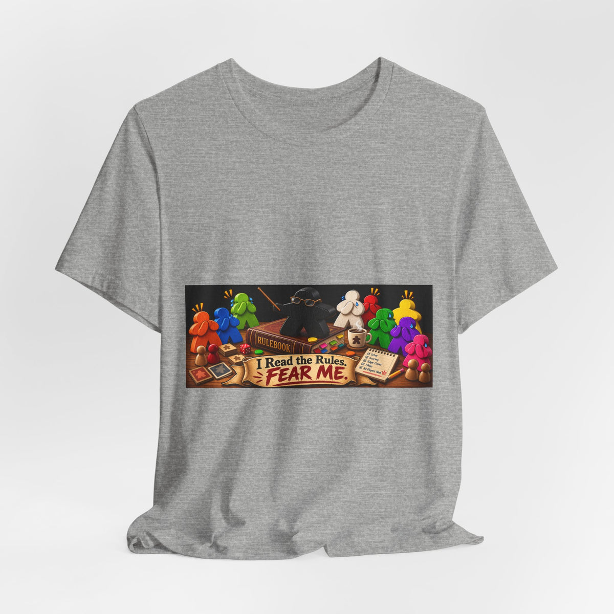 Board Game Meeples Graphic Tee — "I Used to Be Fun, Now I Fear Me"