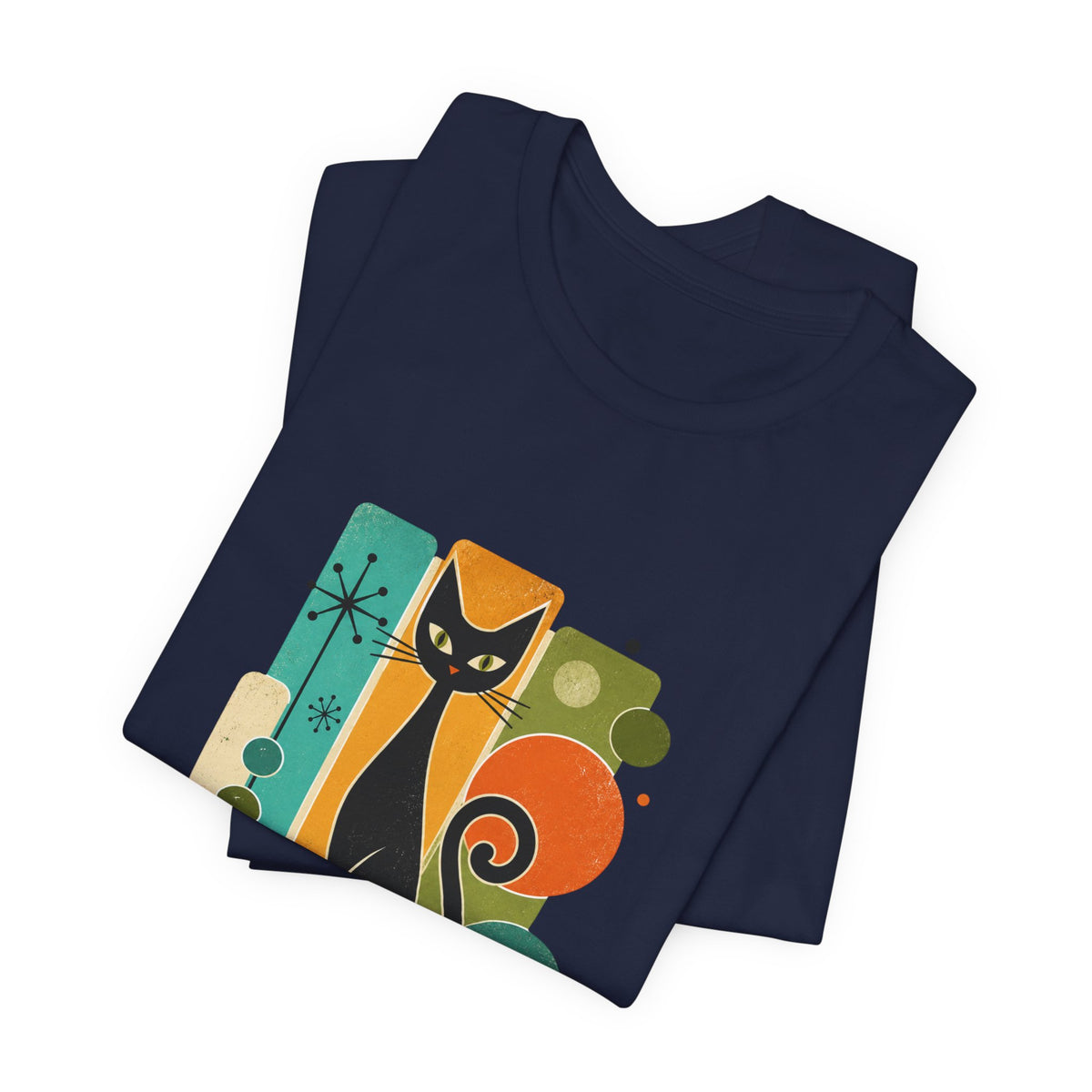 Meowdel Citizen Cat T-Shirt — Retro Mid-Century Cat Graphic Tee