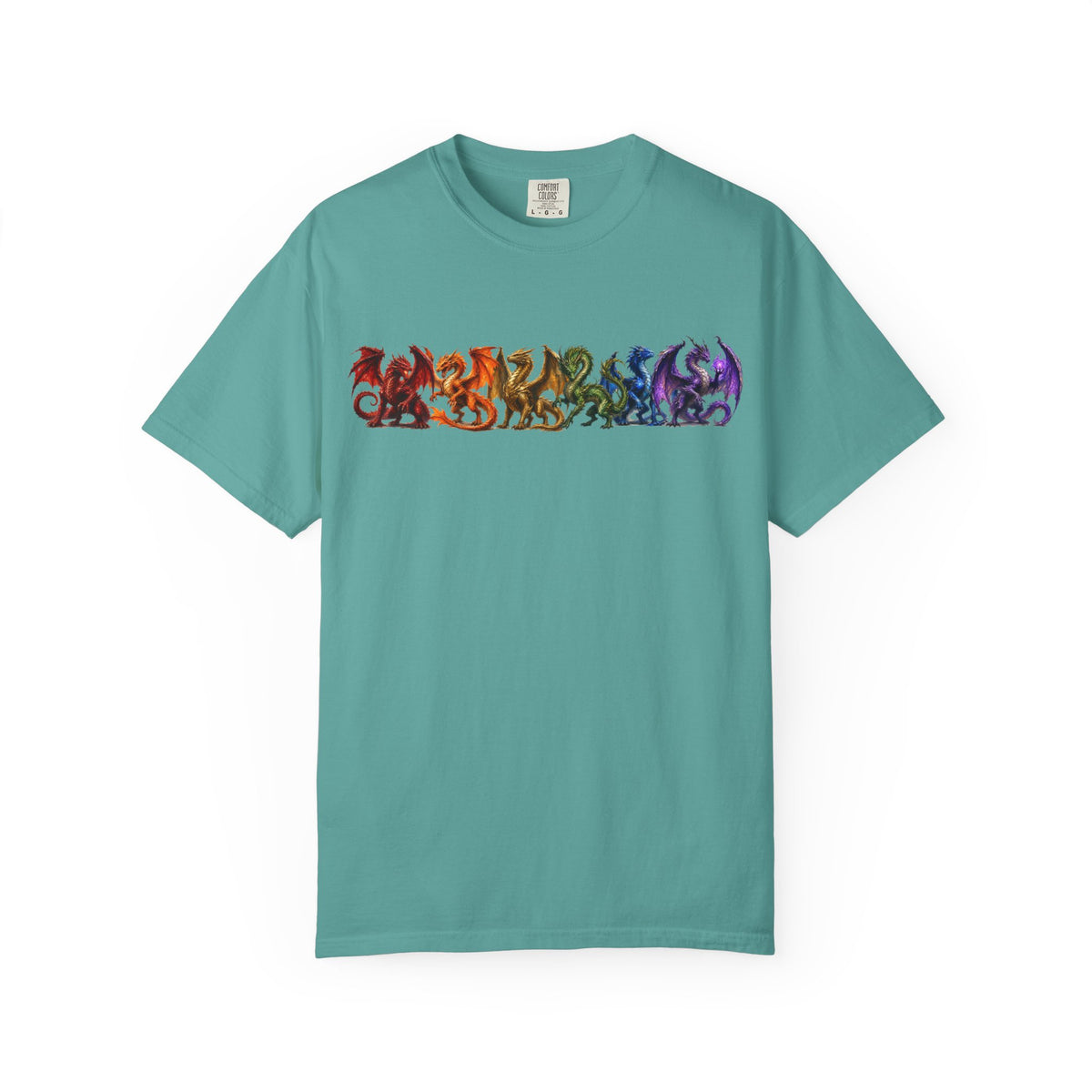 Rainbow Dragon Lineup T-Shirt