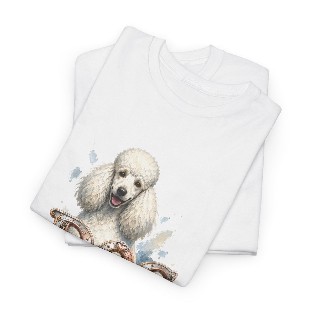 Dog Mom T‑Shirt — Cute Poodle Graphic Tee for Dog Lovers (Dog Mom!)