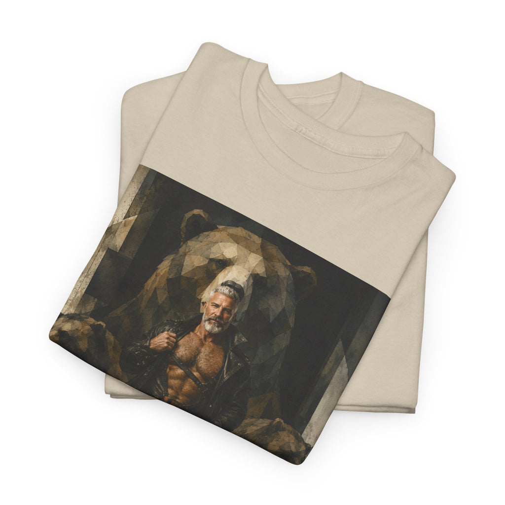 Viking Warrior Art Tee. Bear T-shirt. Bear men.