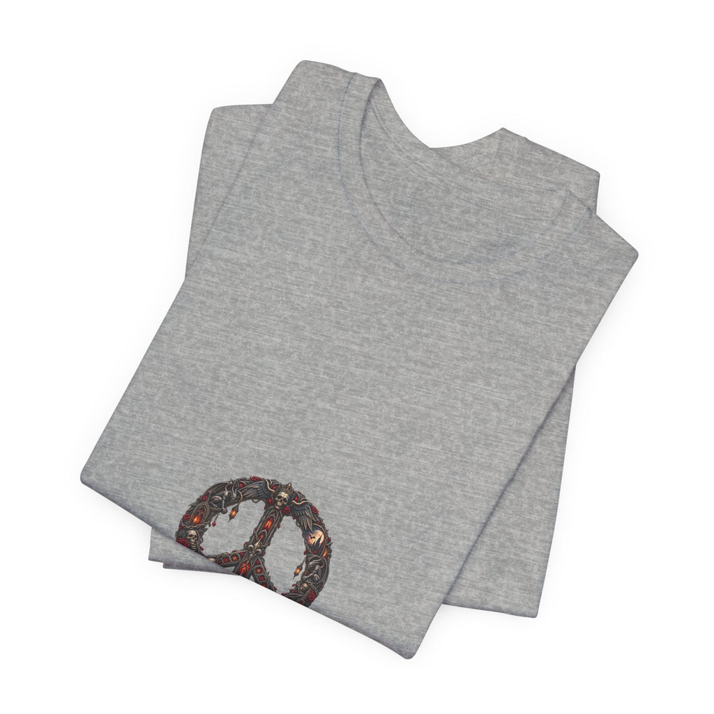 Peace Sign T‑Shirt — Vintage Floral Peace Symbol Tee