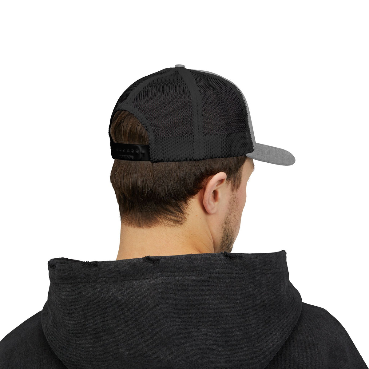 Durable Retro Script Snapback Trucker Cap