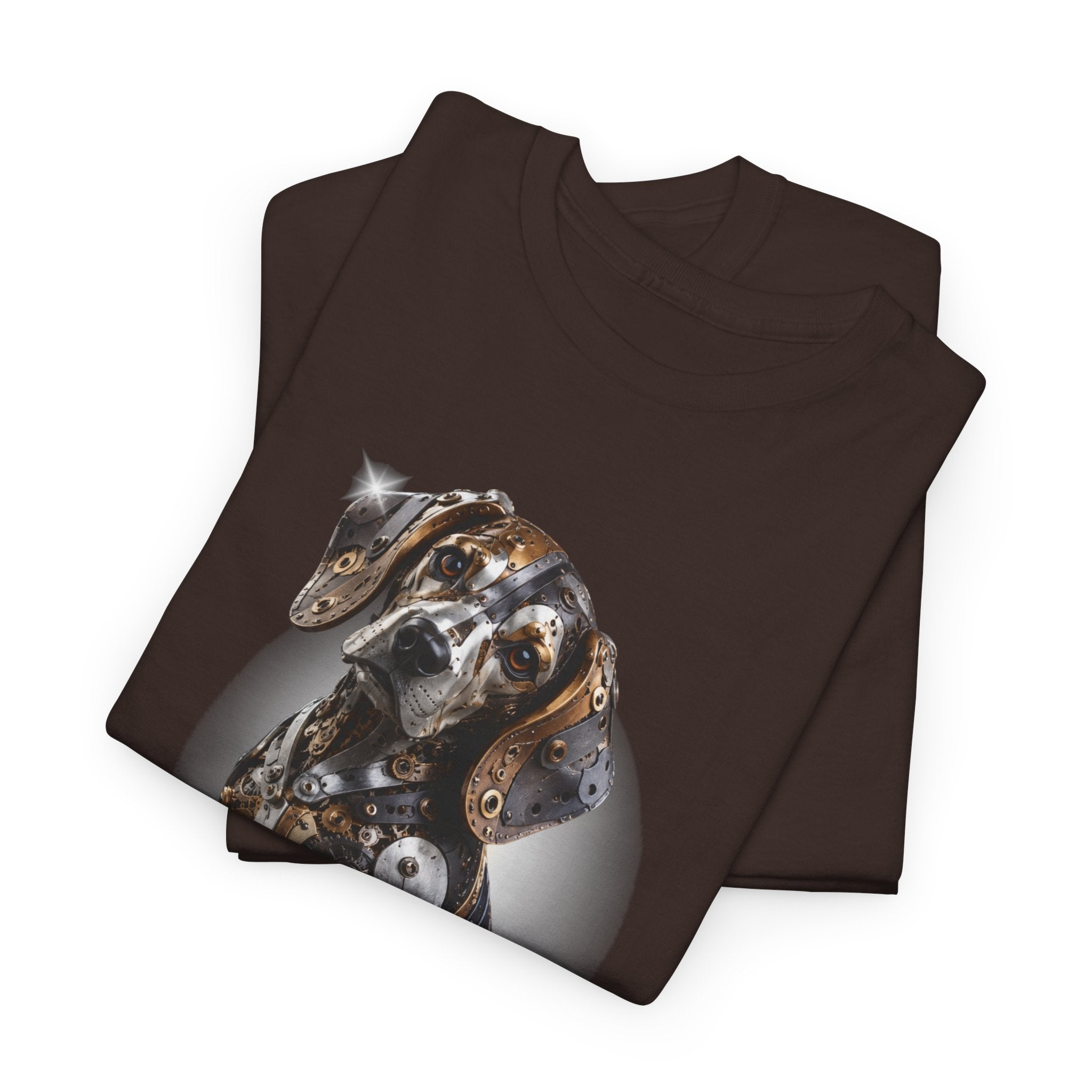Beagle Tee – Cute Sitting Puppy Graphic T-Shirt. Beagle Puppy sitting on a trophy stand.