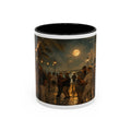 Tropical Night Market Coffee Mug — Moonlit Street Scene Accent Mug (11/15oz) This is a Bear community Bear event coffee Mug.