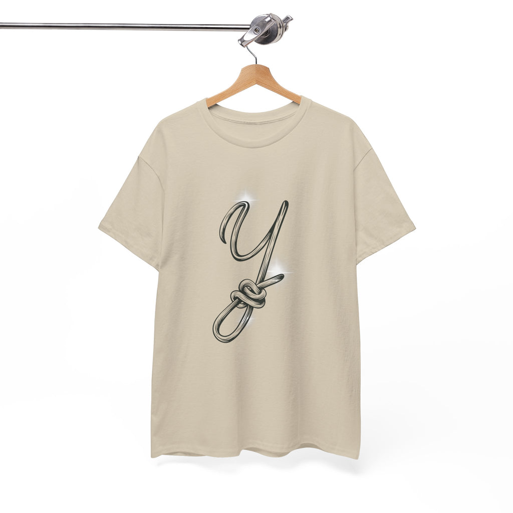 Knotted Script 'Y' Tee. Why Knot shirt