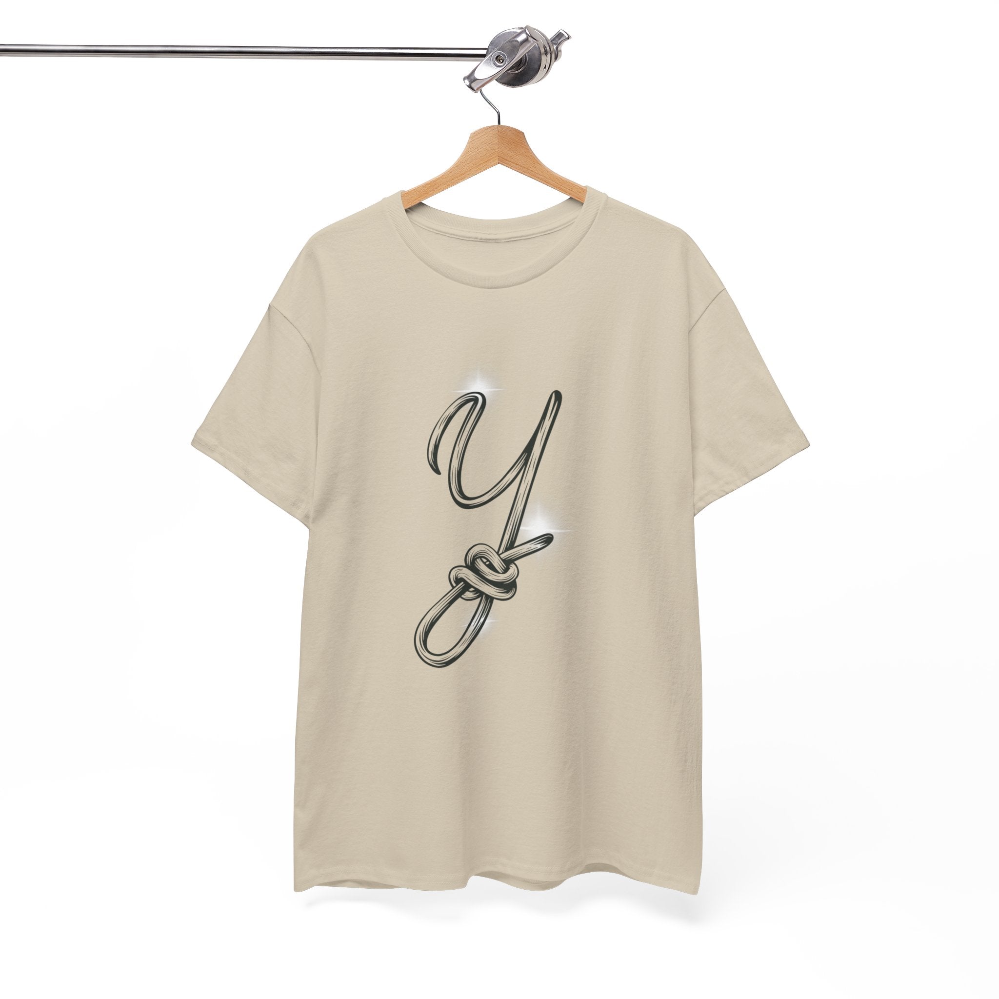 Knotted Script 'Y' Tee. Why Knot shirt