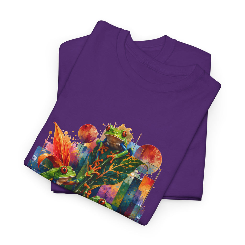 Climb Higher Worry Less T-Shirt Tree Frog t-shirt for the ecofriendly, tree huggers.