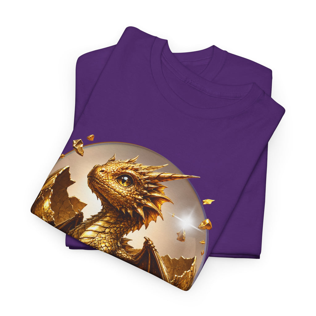 T-Shirt — "Lawful Rich" Gold Dragon Graphic Tee