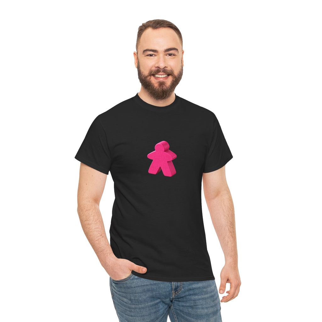 Pink Meeple Minimalist T‑Shirt