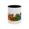 Dragon Element Accent Coffee Mug — Colorful Baby Dragon Lineup (11/15oz)