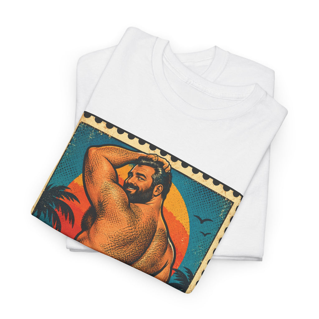 Bear Pride. Bear in speedo in Vintage Pin up style design.