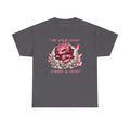 Cute Monster Tee — "I Am Your Doom! Cower in Fear!" Pink Hatchling Graphic Shirt