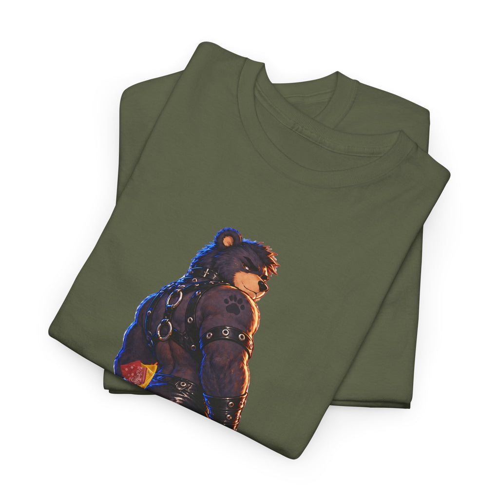 Bear Moto Graphic Tee — Retro Biker Bear T-Shirt