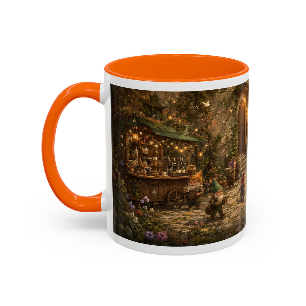 Whimsical Woodland Café Accent Coffee Mug — Cozy Fairy Tale Scene (11/15oz)