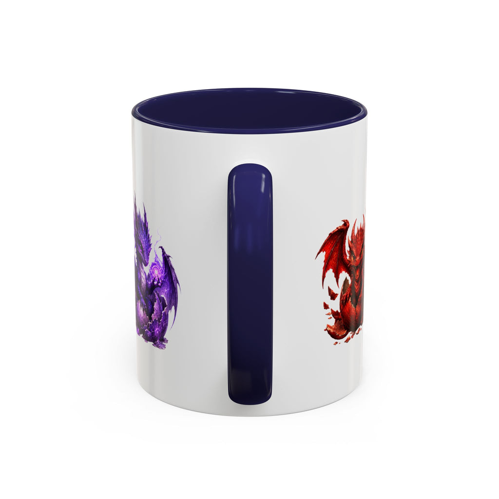 Dragon Element Accent Coffee Mug — Colorful Baby Dragon Lineup (11/15oz)