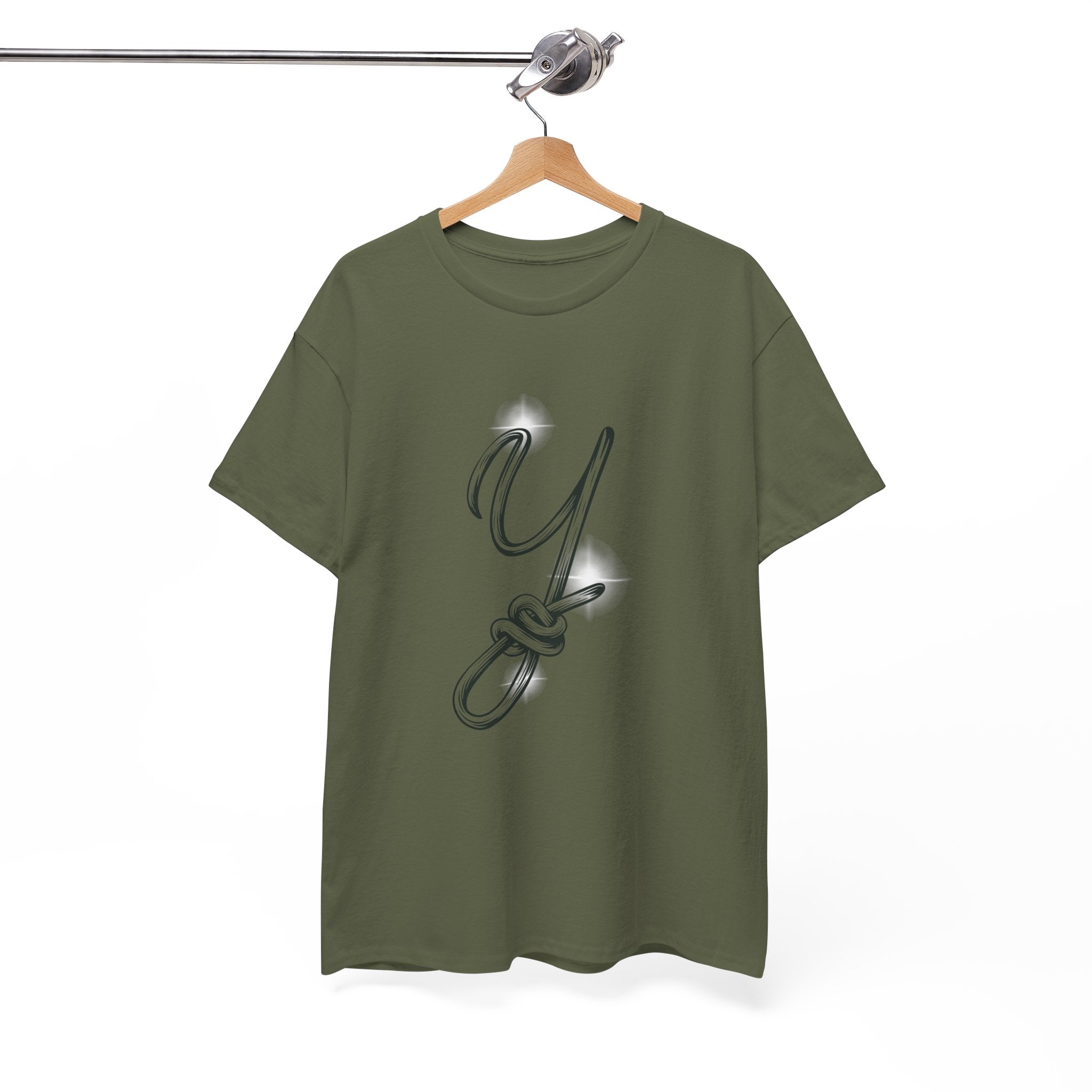 Knotted Script 'Y' Tee. Why Knot shirt