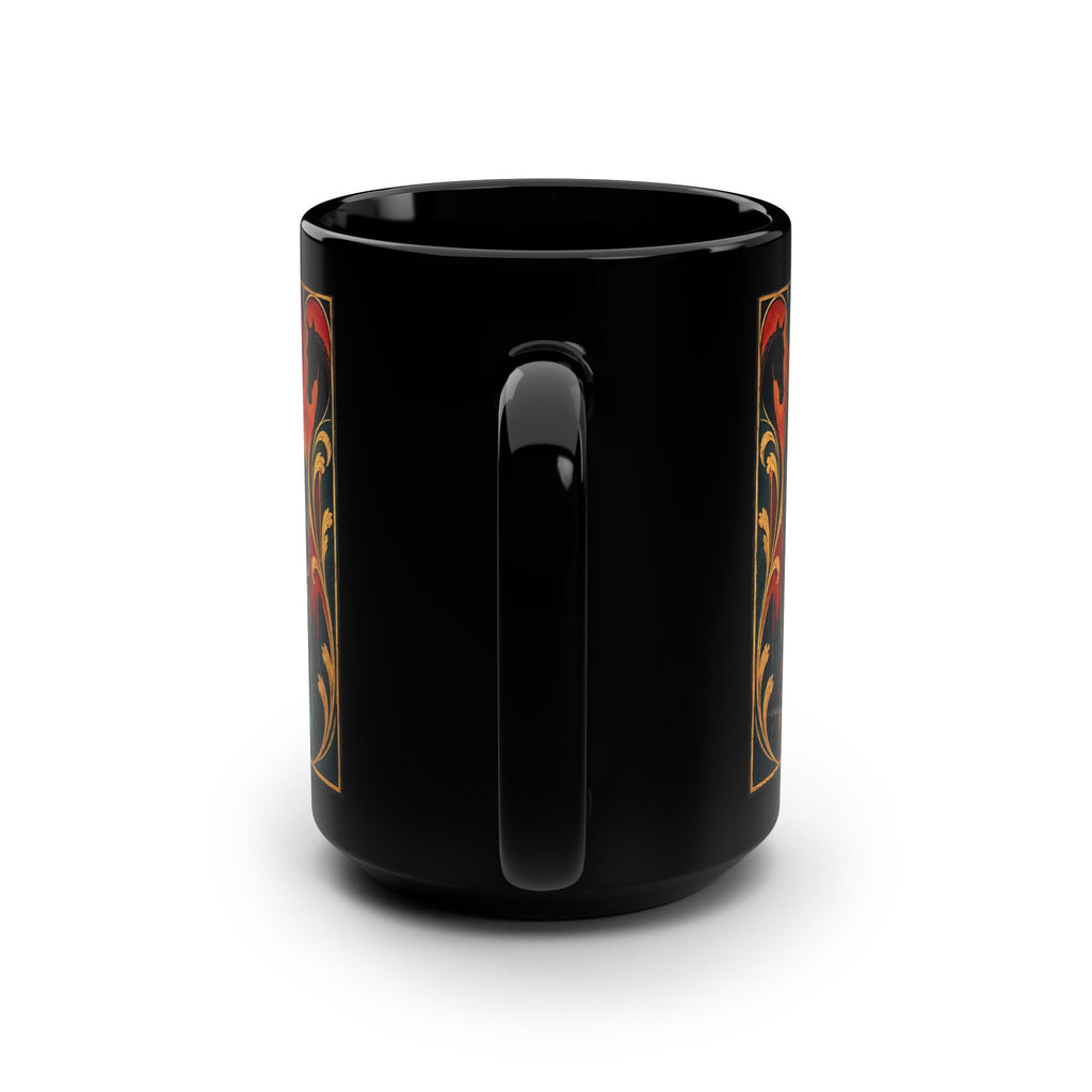Riding Boots Black Mug — "Life Is Better in Riding Boots" 15oz